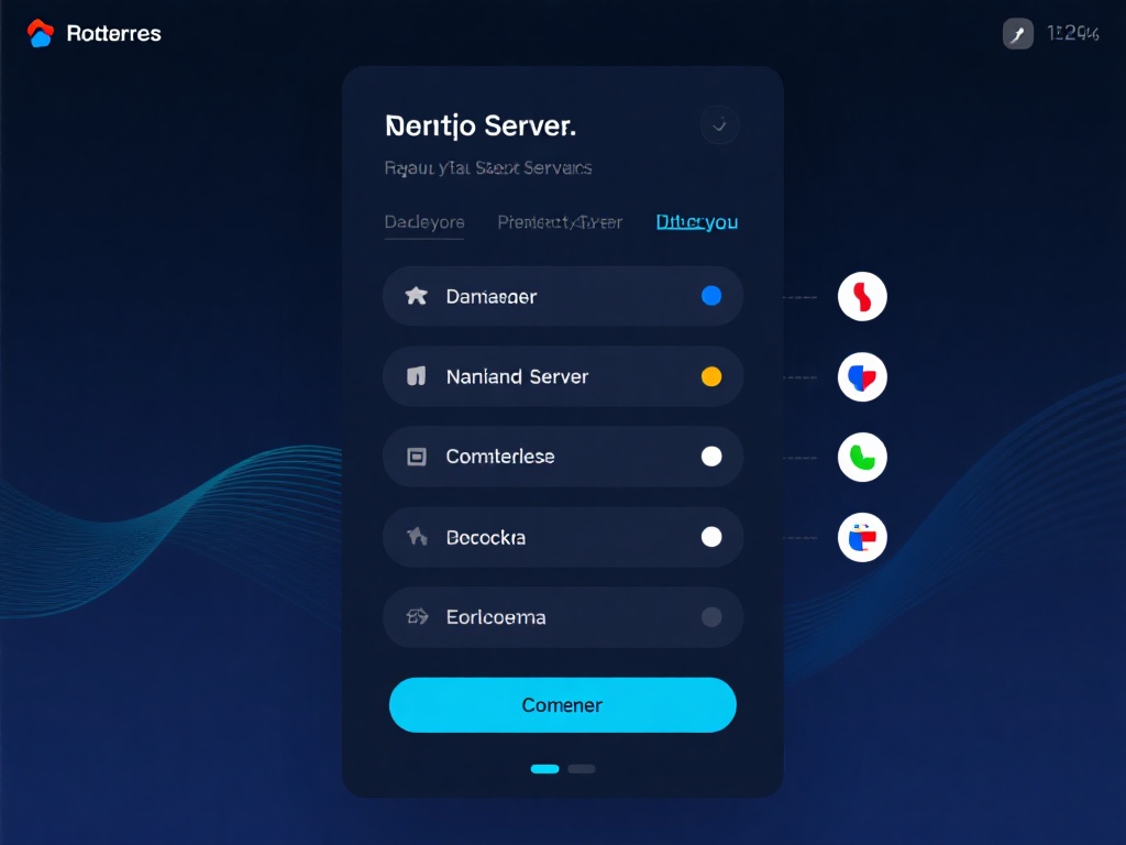 根据你的需求选择不同国家的服务器。通常来说，距离你